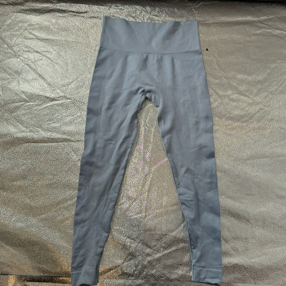 Set active light blue high rise seamless leggings M - Picture 5 of 11